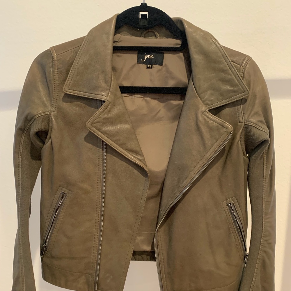 Leather Moto Jacket